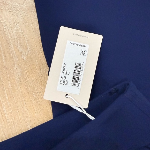 Peter Millar Women's Classic Navy Ankle Pants - Picture 4 of 5